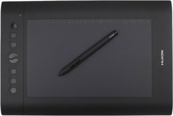 Графический планшет HUION HS610 (10 "x 6", 5080 lpi, 8192 Levels, 12 Express keys)