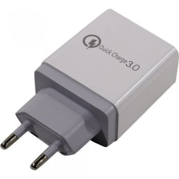 Зарядка USB-устройств KS-is KS-380 USB (Вх. AC100-240V, Вых. DC5V/9V/12V, 27W, 2xUSB, USB-C)