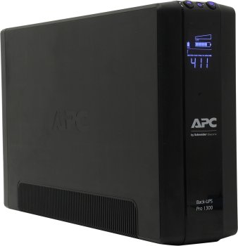 Источник бесперебойного питания 1300VA Back-Pro APC <BR1300MI> защита телефонной линии, RJ-45, USB, LCD
