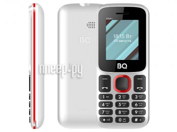 Мобильный телефон BQ 1848 Step+ White-Red
