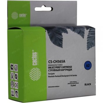 Картридж Cactus CS-CH565A Black для HP DJ 510