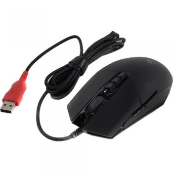 Мышь A4 Bloody Gaming Mouse <P91 Pro Stone Black> (RTL) USB 8btn+Roll