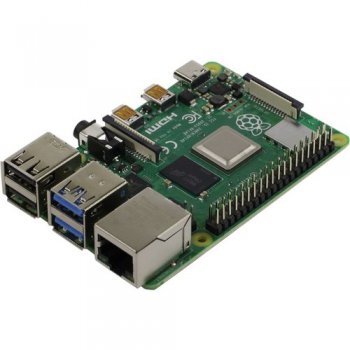 Одномодульная система Raspberry PI4 model B 4Gb (1.5GHz, 4Gb, 2xmicroHDMI, GbLAN, WiFi, BT, 2xUSB, 2xUSB3.0, microSD, 40xGPIO)