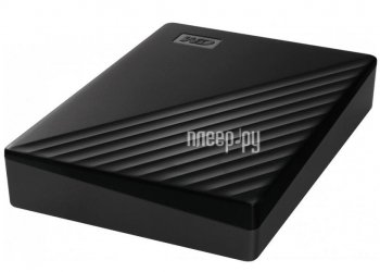 Внешний жесткий диск WD <WDBPKJ0050BBK-WESN> My Passport 5Tb EXT (RTL) Black USB 3.0