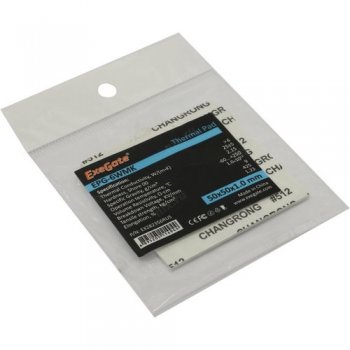 Термопрокладка ExeGate EPG-6WMK <EX282356RUS> 50x50x1мм