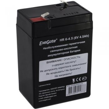 Аккумулятор для ИБП Exegate HR 6-4.5 (6V, 4.5Ah) <EX282949RUS>