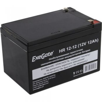 Аккумулятор для ИБП Exegate HR 12-12 (12V, 12Ah) <EX282968RUS>