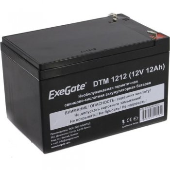 Аккумулятор для ИБП Exegate DTM 1212 (12V, 12Ah) <EX282967RUS>