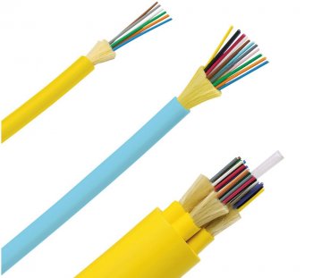 Кабель волоконно-оптический Panduit FADC912-37 12x 9/125 OS1/OS2 внутренний LSZH 1м желтый (A)