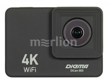Экшн-камера Digma DiCam 800 черный