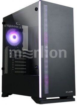 Корпус Miditower ZALMAN <S5 Black> ATX без БП