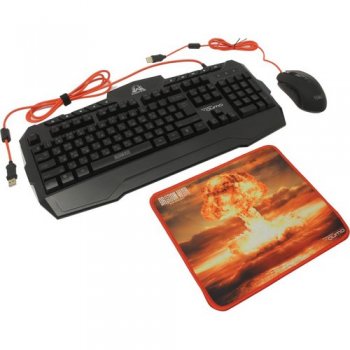 Комплект клавиатура + мышь Qumo Wartime K51/M67