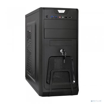 Корпус Miditower Exegate <CP-603UB> Black ATX 450W (24+4пин) <EX283217RUS>