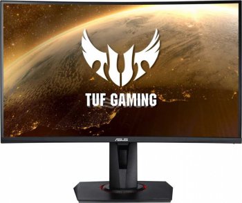 Монитор Asus 27" TUF Gaming VG27WQ черный VA LED 16:9 HDMI M/M матовая HAS Piv 400cd 178гр/178гр 2560x1440 165Hz DP 2K 5.9кг