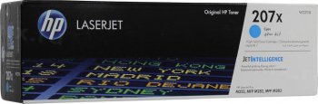 Картридж HP 207X W2211X голубой (2450стр.) для M255/MFP M282/M283