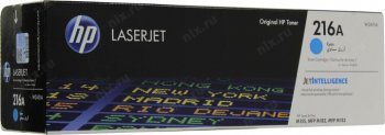 Картридж HP 216A W2411A голубой (850стр.) для MFP M182/ M183