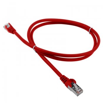 Кабель FTP Lanmaster LAN-PC45/S5E-3.0-RD вилка RJ-45-вилка RJ-45 кат.5е 3м красный LSZH (уп.:1шт)