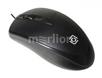 Мышь OKLICK Optical Mouse <125M> <Black> (RTL) USB 3btn+Roll<1175317>