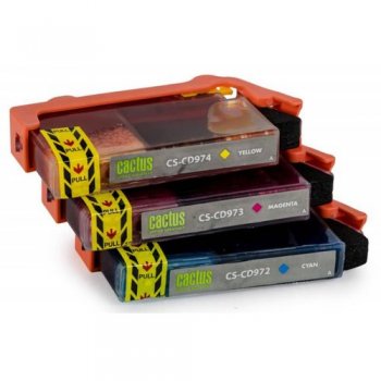Картридж Cactus CS-CD972/3/4 (№920XL) Tri-Pack Cyan/Magenta/Yellow для HP OfficeJet 6000/6500/7000/7500