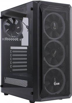 Корпус Miditower Powercase Mistral Z4 Mesh LED <CMIZB-L4> ATX, без БП