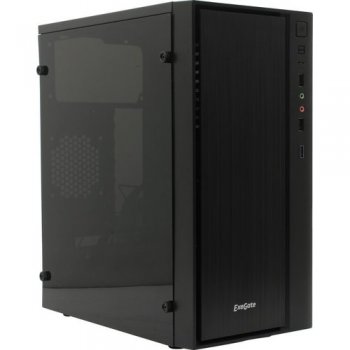 Корпус Minitower Exegate <mEVO-9301> MicroATX без БП <EX283754RUS>