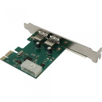 Контроллер ExeGate EXE-319 (OEM) PCI-Ex1, USB3.0, 2 port-ext <EX283718RUS>