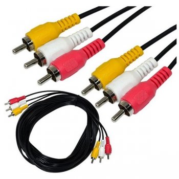 Кабель 5bites <AC3R-030M> 3RCA-M --> 3RCA-M 3м