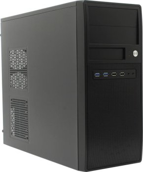 Корпус Miditower Chieftec CG-04B-OP Black ATX Без БП