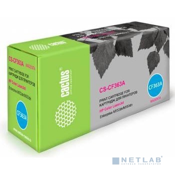 Картридж Cactus CS-CF363A CF363A пурпурный (5000стр.) для HP CLJ M552dn/M553dnM553N/M553x