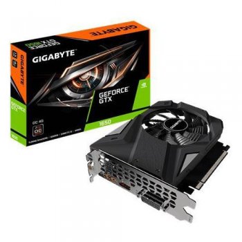 Видеокарта 4096 Мб <PCI-E> GDDR6 GIGABYTE GV-N1656OC-4GD (RTL) DVI+HDMI+DP <GeForce GTX1650>