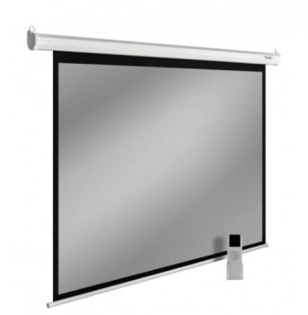 Экран для проектора Cactus 150x200см SIlverMotoExpert CS-PSSME-200X150-DG 4:3 настенно-потолочный рулонный темно-серый (моторизованный привод)
