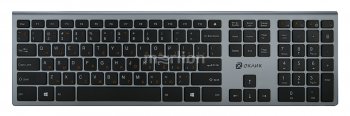 Клавиатура OKLICK 890S Grey <USB> 109КЛ, беспроводная <1196549>