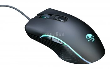 Мышь Oklick 708G MYSTERY черный оптическая (3200dpi) USB (7but)