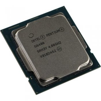 Процессор Intel Pentium G6400 4.0 GHz/2core/SVGA HD Graphics/4Mb/58W/8 GT/s LGA1200