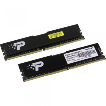 Оперативная память Patriot Signature Line <PSD416G2666KH> DDR4 DIMM 16Gb KIT 2*8Gb<PC4-21300> CL19