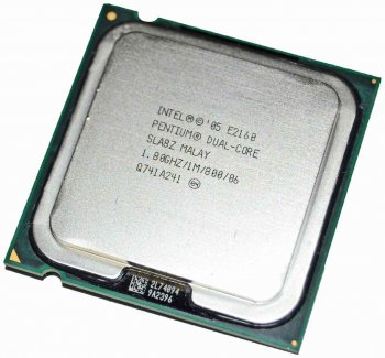 *Процессор Intel Pentium E2160 1.8 ГГц/ 1Мб/ 800МГц 775-LGA (Ядро Conroe, 2 ядра) (б/у)