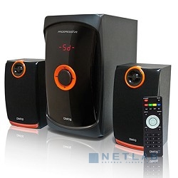 Колонки Dialog Progressive AP-200 BLACK { 2.1, 30W+2*15W RMS, USB+SD reader }