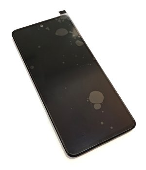 Дисплей в сборе с тачскрином A515F и передней панелью (модуль) для Samsung Galaxy A51 (SM-A515F) черный, оригинал