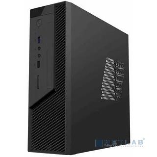 Корпус Foxline FL-RS02BLK-FX250T Case Foxline mITX 250W TFX, 2xUSB3.0, Black/Black Trim, powercord