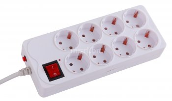 Сетевой фильтр Buro 800SH-3-W <3м> (8 розеток)