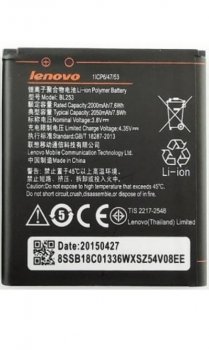 Аккумулятор для смартфона BL253 для Lenovo A1000, A2580, A2860, A2010, A1010, A2016 (BL253)