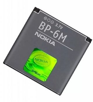 Аккумулятор для смартфона BP-6M для Nokia 3250, 6151, 6233, 6280, 6288, 9300, N73, N77, N93 BP-6M