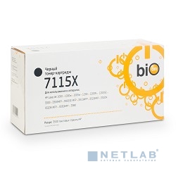 Картридж Bion C7115X для HP LaserJet 1000/1005/1200/1200N/1200SE/1220/1220SE/3300MFP/3320N MFP/3320MFP/3330MFP (4000 стр.), Черный, с чипом