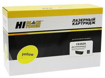 Картридж Hi-Black CE252A для HP CLJ CP3525/3530 CM3525/3530 ресурс 7000 стр. с чипом, YELLOW