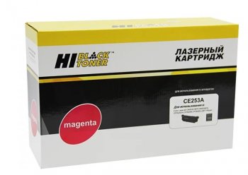 Картридж Hi-Black CE253A для HP CLJ CP3525/3530 CM3525/3530 ресурс 7000 стр. с чипом, MAGENTA