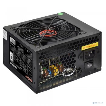 Блок питания Exegate EX282040RUS-OEM 500W ExeGate 500PPH-LT OEM, ATX, black, 80+, APFC, 12cm, 24p, (4+4)p, 5*SATA, 3*IDE