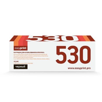Картридж EasyPrint LH-530 U для HP (LH-530A U)CC530A/410X/380X CLJ CP2025/M451/M476/LBP7200Cdn 718Bk (4400 стр.) черный, с чипом