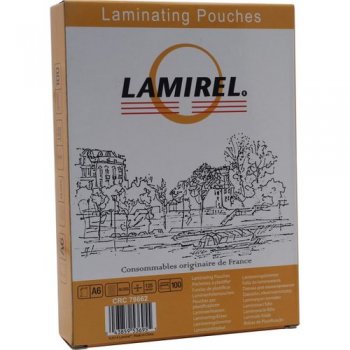 Пленка для ламинирования Lamirel <CRC78662> (A6, Gloss, 125мкм, уп.100шт)