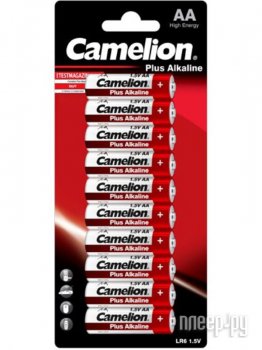 Батарейка AA - Camelion LR6 Plus Alkaline (10 штук) LR6-BP10