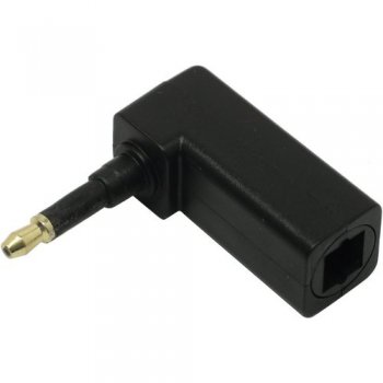 Переходник Toslink-F --> miniToslink-3.5mm-M (Г-образный)